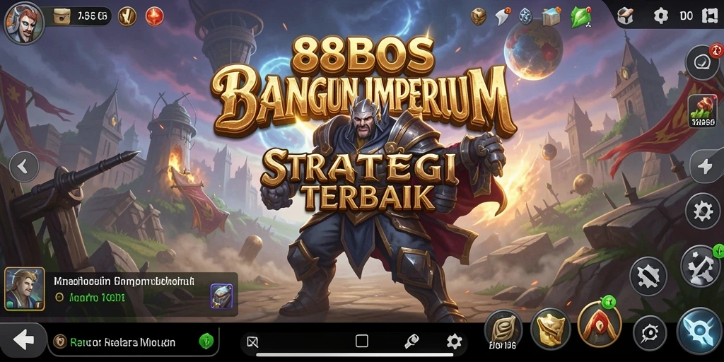 Tampilan utama 88BOS menampilkan strategi dan pembangunan imperium yang mendalam.