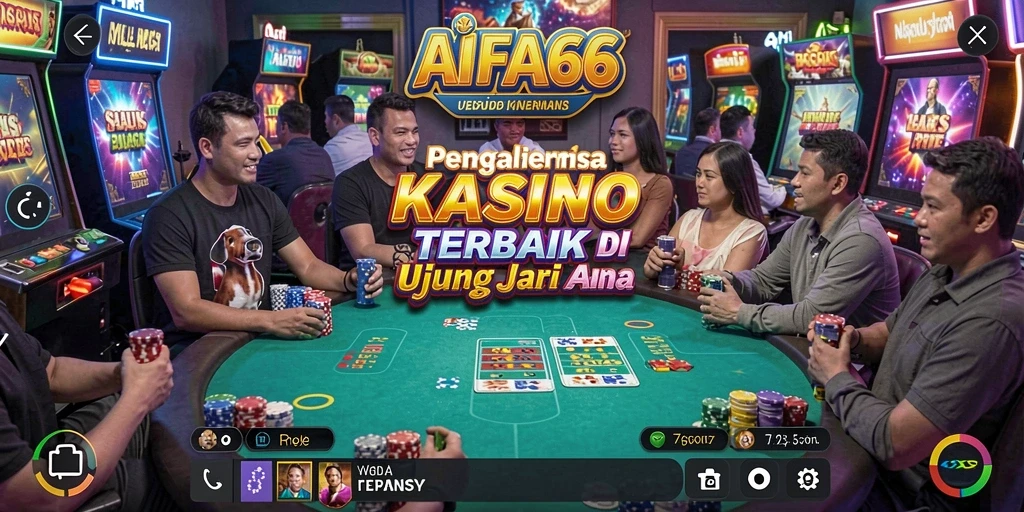 Tampilan menarik dari AIFA66 saat bermain game Kasino.