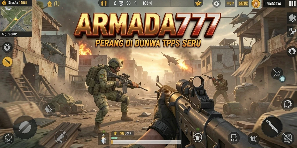 Gameplay seru dari ARMADA777 dalam pertempuran TPS.