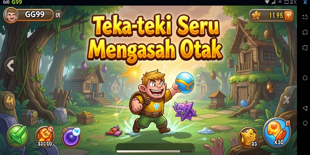 Tangkapan layar GG99 menampilkan gameplay Puzzle yang seru dan menantang.