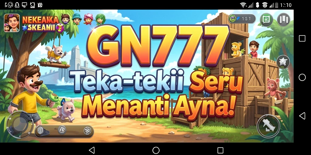 Tampilan gameplay puzzle menegangkan dengan berbagai level dan tantangan.