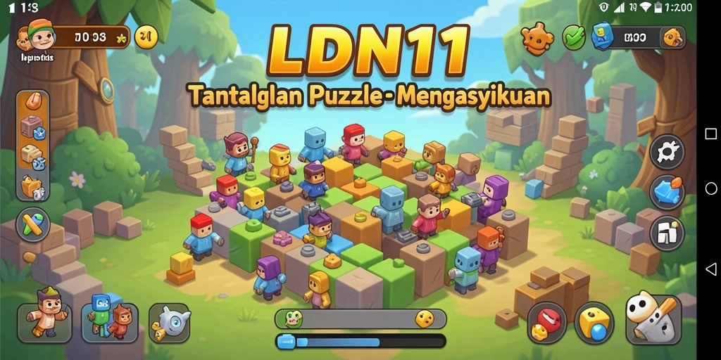 Screenshot LDN11 menampilkan gameplay yang menarik dan menantang dalam menyelesaikan teka-teki.