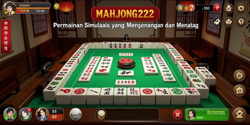 Tampilan gameplay MAHJONG222 yang menarik dan interaktif.