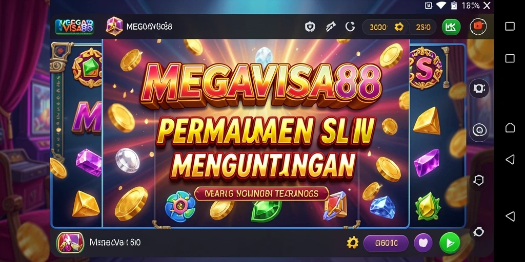 Screenshot gameplay MEGAVISA88 menunjukkan keseruan permainan slot.