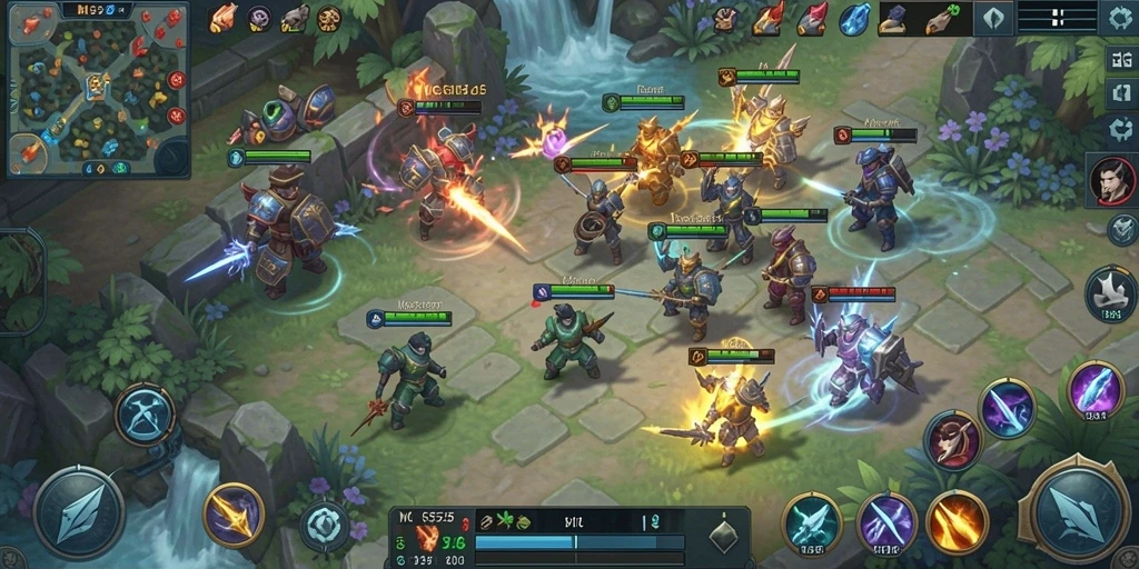 Screenshot utama MG525 yang menunjukkan pengalaman gameplay SLG yang mendalam.