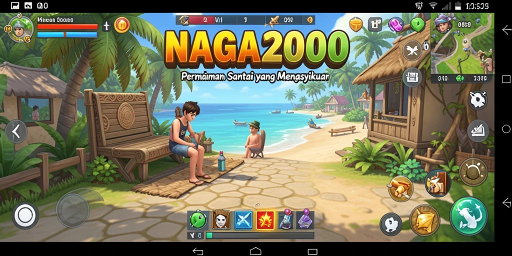 Tampilan gameplay seru dan menantang di NAGA2000.