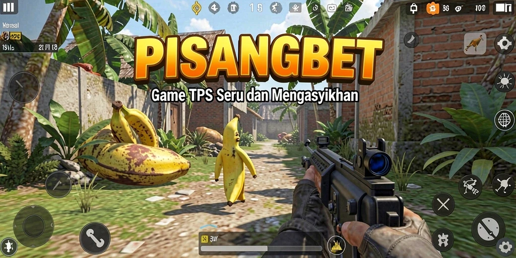 Tampilan gameplay <strong>PISANGBET</strong> yang seru dengan aksi tembak-menembak.