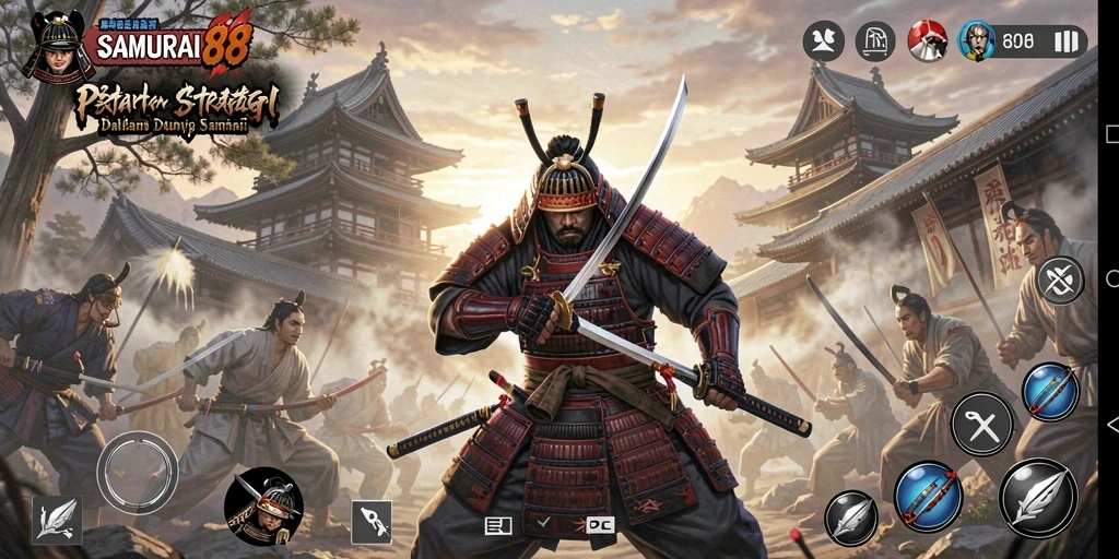 Tampilan gameplay SLG yang seru dan mendebarkan.