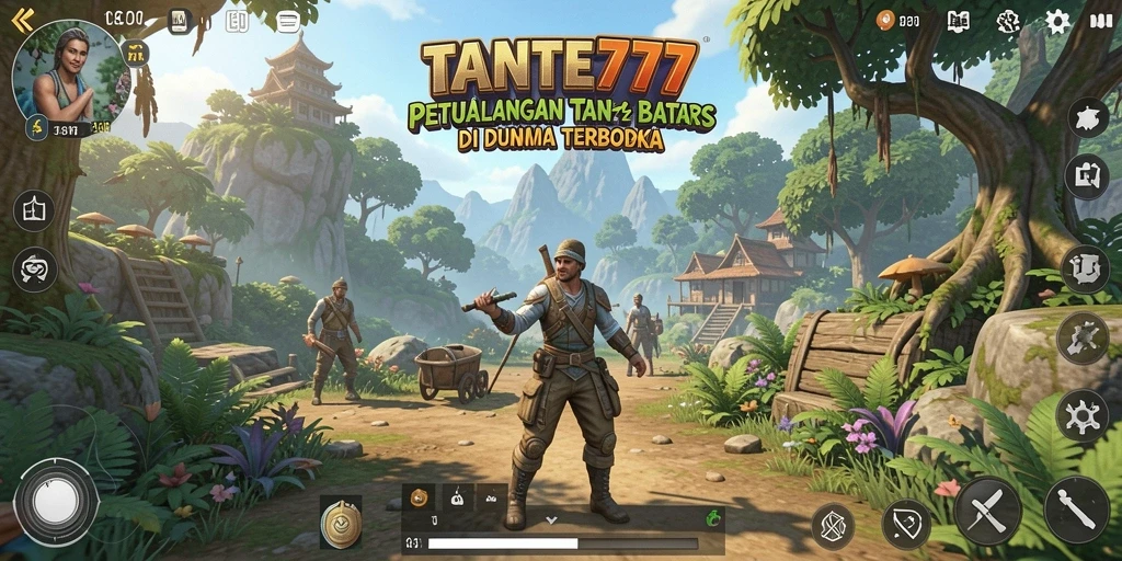 Screenshot gameplay yang menampilkan petualangan seru di dunia terbuka.